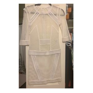 IRO Semi-sheer mesh dress